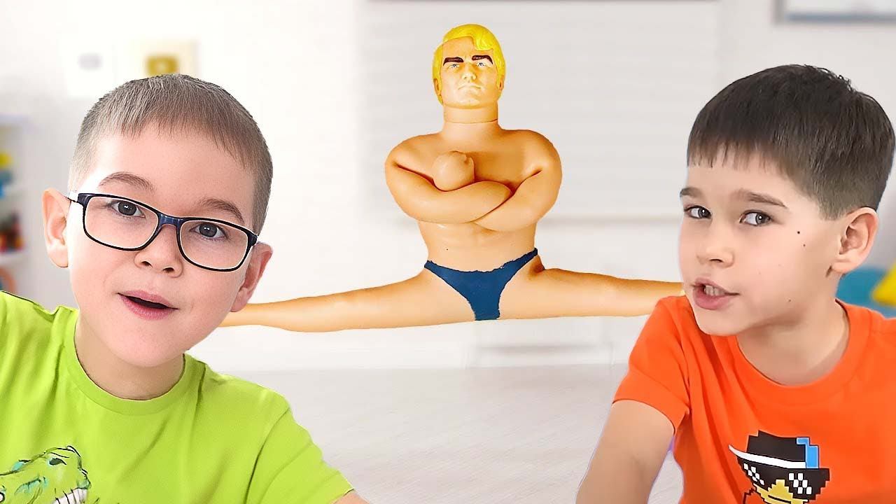 Эксперименты с игрушками Stretch Armstrong,  Вак-Мэн и Соником / #ErikShow