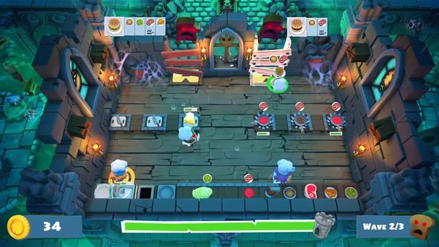 EXCLUSIVE DLC Horde 1 Gameplay | Overcooked 2 | Cargamer717