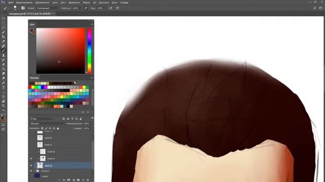 Рисую в фотошопе - Никс Улрик из Final Fantasy XV