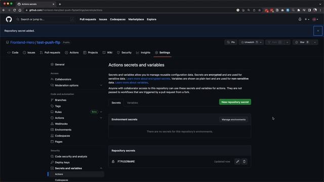 How I FTP Commits To My Host Via Github