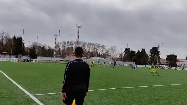 Второй матч в рамках Первенства России по футболу, среди ребят 2007 г.Играем домашнюю с ФК Кубань.