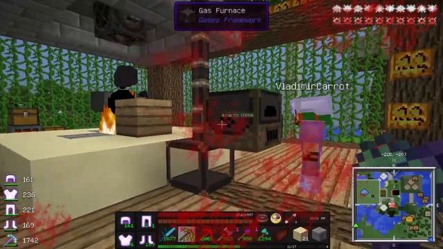 Minecraft - The Lost World #11 - Возвращение Вовки Морковки (или) Помпа которая не смогла