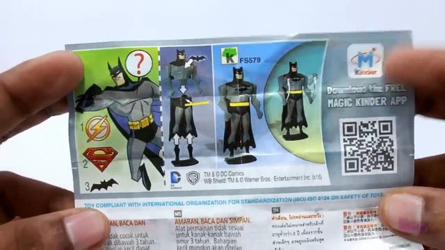 New Kinder Joy Surprise Eggs Unboxing Batman Superman Green Lantern Toys Eggs