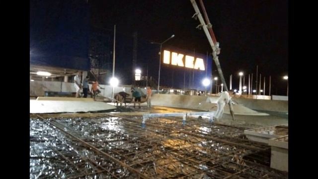 Заливка бетонных промышленных полов. Адрес: Самарская область, Самара, пр-т Кирова, 10
