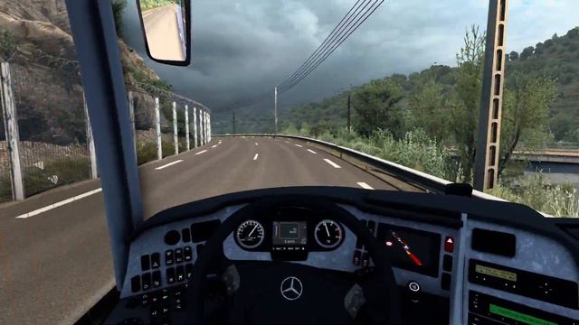 Mercedes-Benz Travego S 17 | ETS 2 - 1.45 (ProMods) Bus Mod | Andorra to France
