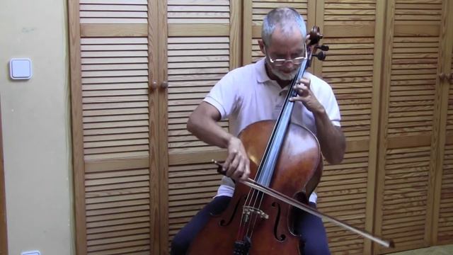 Transcription For Cello Of Bach's Sonata For Violin And Harpsichord Nº 1 BWV 1014 Movt 4