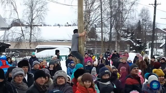 Ледяной столб / Масленица - 2018 / Усть-Цильма