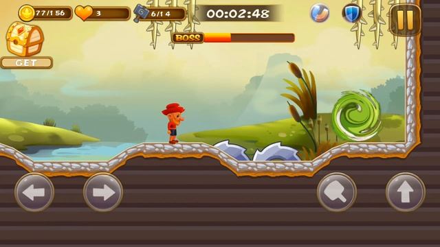 Super Adventure Of Jabber (ONLY BOSS) World 5 / Level 15