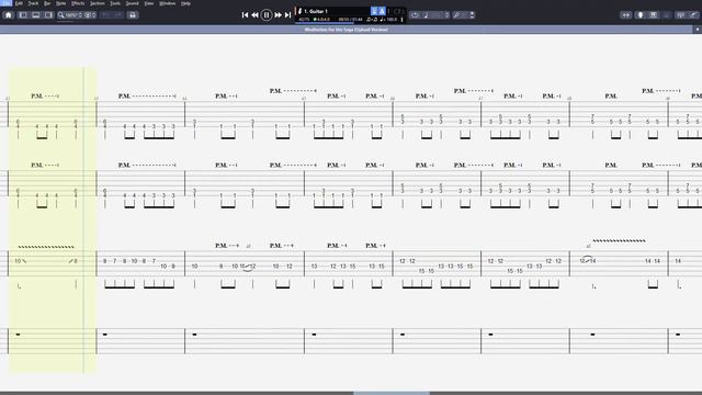 [TAB] Galneryus - Meditation For The Saga