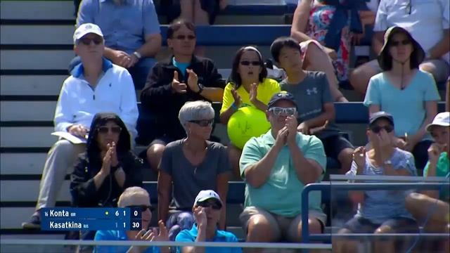 Johanna Konta Vs. Daria Kasatkina | US Open 2019 R1 Highlights