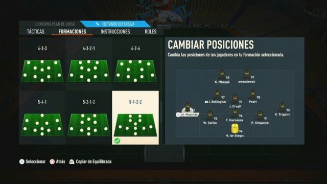 DEFIENDE Súper FACIL FORMACIÓN 5-1-2-2 | Tacticas Y Instrucciones FIFA 23
