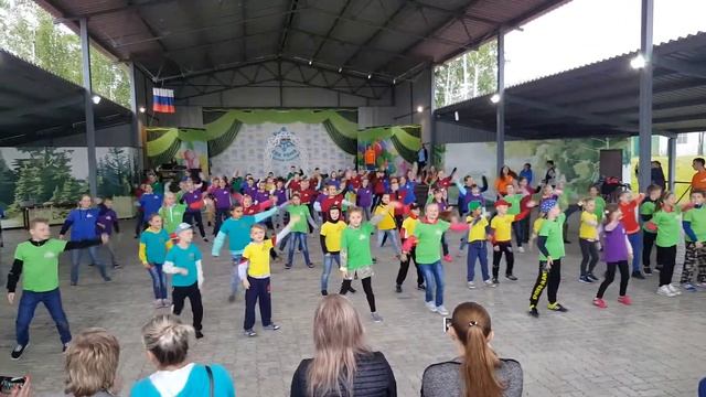 ДОЛ ФОМА 1 Смена 2019. Открытие. Танец лагеря