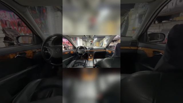 Установка контурной подсветки на Mb W211 #mbient #atmosphere #Benz #subscribe  #тюнинг#youtubeshort