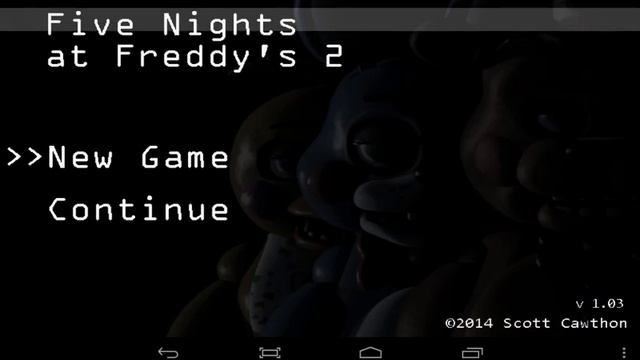 Прохождение 5 ночей с Фредди 2- 1ночь