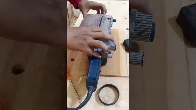 Tank Sander Fan Belt Replacement #woodworking #bosch #gbs75ae