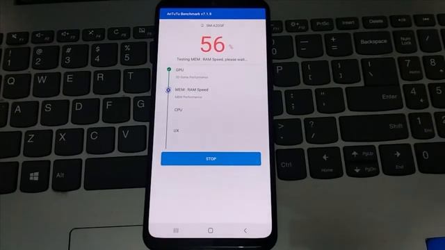 Score Antutu Samsung Galaxy A20 (Tech)