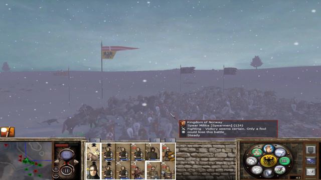 BLINDING SNOWSTORM! | Holy Roman Empire - (Stainless Steel 6.4 Mod) - Medieval II Gameplay #10