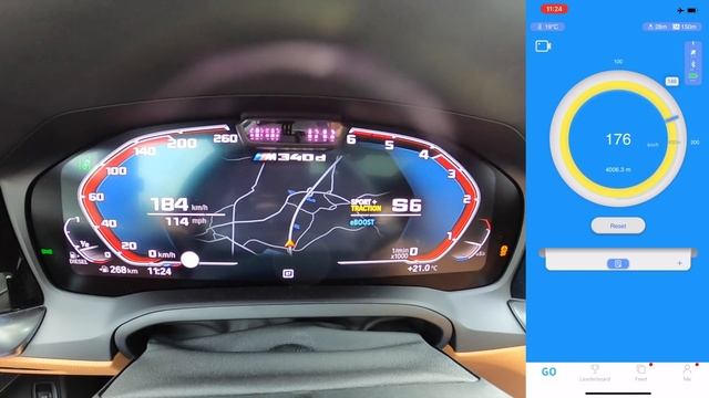 BMW M340d G21  0-250 ACCELERATION  TOP SPEED by AutoTopNL