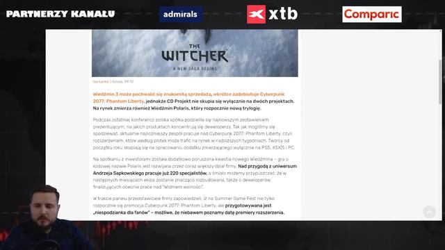 CD PROJEKT PONOWNIE W GRZE! Wyniki, Newsy, Analiza Kursu Akcji! Odc. 62