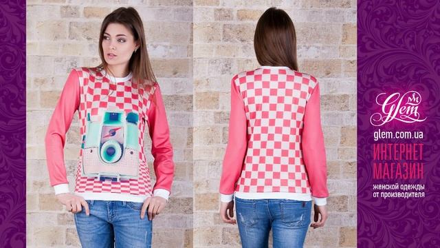 Женские свитшоты с принтом