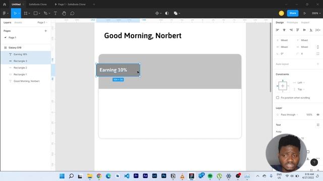 04. How To Design Your First Screen In Figma(For Beginners)