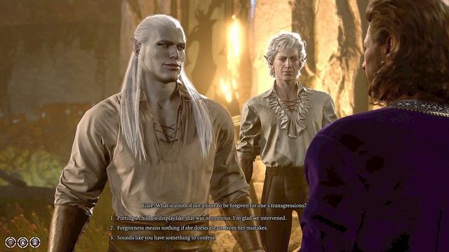 Baldur's Gate 3 - Gale Confessing To Not Being A Good Boy