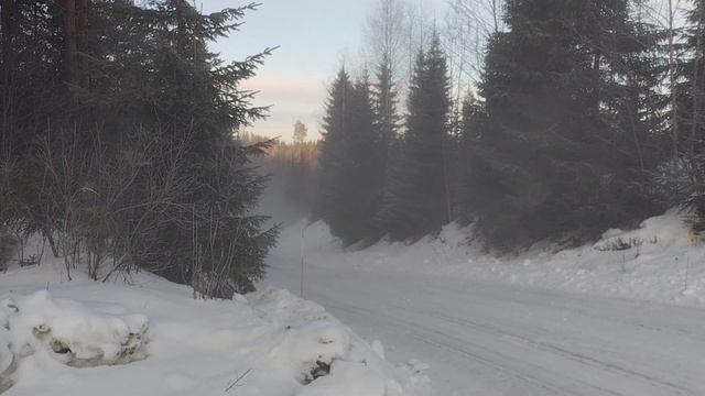 Kalle Rovanperä testing Toyota GR YARIS Rally1 for Rally Sweden 2023 - Full send!