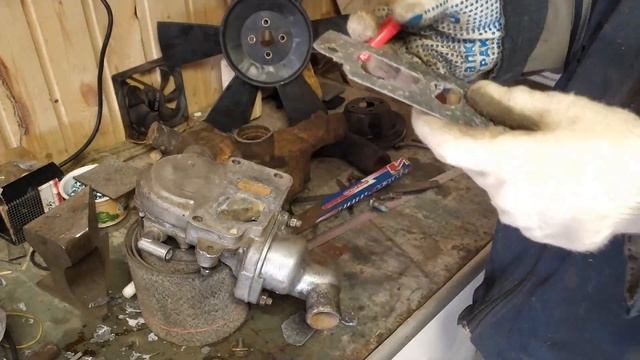 Замена помпы ЗМЗ 24Д. Помпа от УАЗа на ГАЗ 24 | CARAVELA