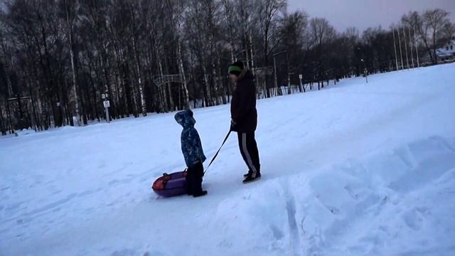 ЭКСТРИМ#Катание на ватрушке#Не повторять, опасно