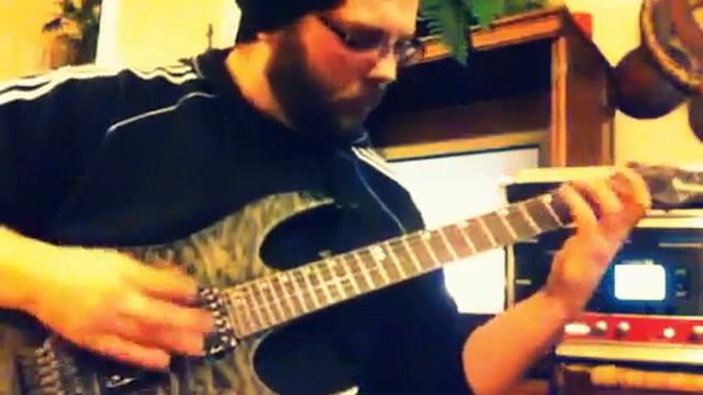 METAL RIFF ON IBANEZ RG920QM (ORIGINAL SONG 2ND VERSION)