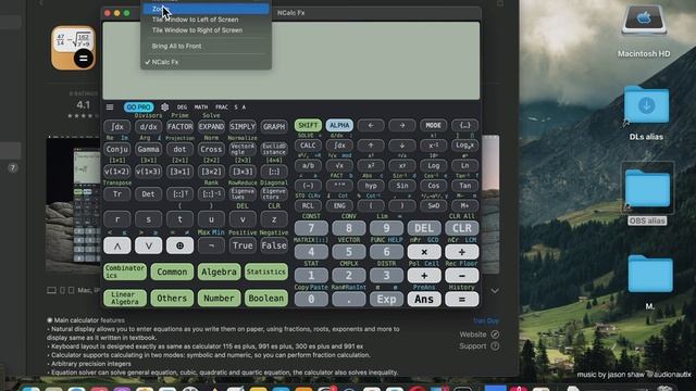 NCalc Scientific Calculator + Great App Mac Store (Basic Overview)