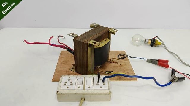 12V 100 Amp , 1.2KW Transformer Salvage From Inverter - 20 Years OLD DC To AC Converter