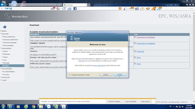 Руководство по установке программного обеспечения Mercedes Benz EPC [09.2018] Full
