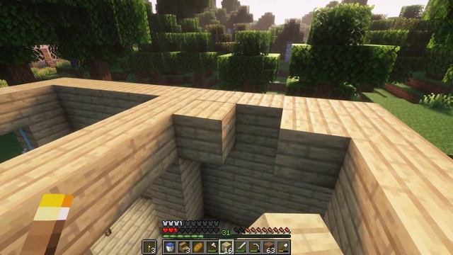 КОРОЧЕ ГОВОРЯ, ПОСТРОИЛ ДОМ СОСЕДА ИЗ HELLO NEIGHBOUR В СВОЕМ ВЫЖИВАНИИ В МАЙНКРАФТ!