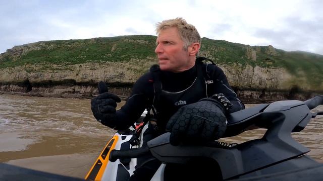 Sea Doo Fish Pro 155  Max 112 Litres Fuel Load & Consumption Test, Severn Estuary In Zero Degrees C