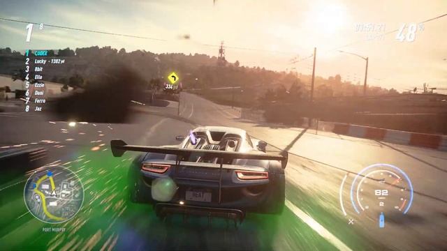Need For Speed  HEAT// Full HD 50fps  Raw Gameplay//(Porsche Carrera Gt)// Circuit Race//