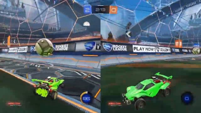 Split Screen With My Brother (Roket League)