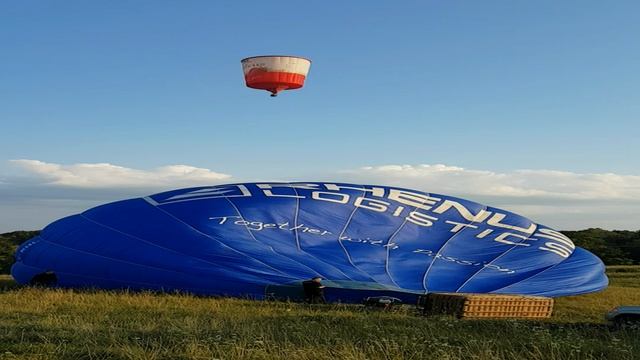 Надувание и вылет шариков