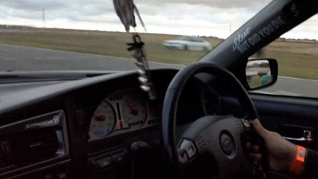 Roll Racing In A Nissan Stagea #17 Tailem Bend Adelaide South Australia