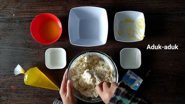 RESEP KUE NASTAR LEMBUT TAKARAN SENDOK  [ NO OVEN ] ~  LEMBUT ANTI RETAK