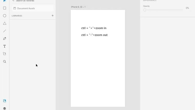 Lecture 2 Zoom In And Zoom Out In Adobe Xd