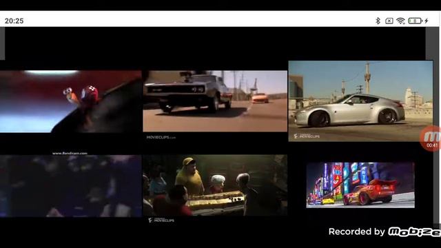 Up to Faster 6 Parison to Movie Race