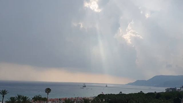 Alanya Bei Gewitter Kahya Hotel