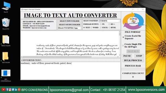 Conversion Of Jpg To Text | Png/gif/jpg/tiff Into Text Conversion Software