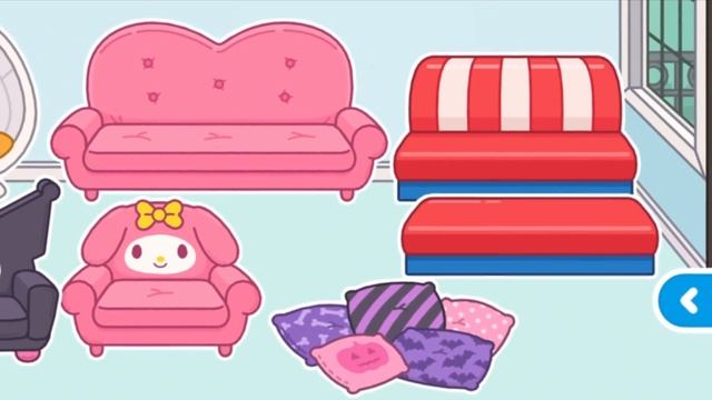 Обзор на мебель HELLO KITTY AND FRIENDS ???  toca boca  Cery  Кери ?