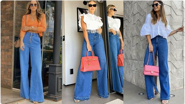 БРЮКИ ПАЛАЦЦО ДЛЯ ЖЕНЩИН ВСЕХ ВОЗРАСТОВ💖 ШИКАРНЫЕ ТРЕНДОВЫЕ ОБРАЗЫ С ШИРОКИМИ БРЮКАМИ ВЕСНА-ЛЕТО