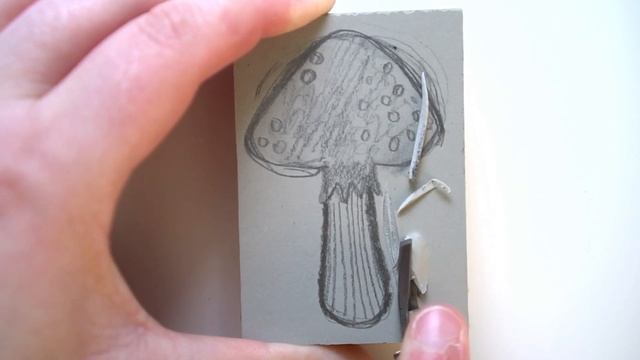 Craft With Me: Mushroom Print | What I Learned About Linocut Basics | Beginner Linocut Guide
