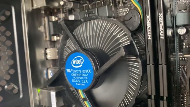 Intel BOX cooler noise i5 10400F 100 load