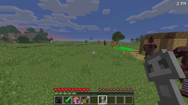 Minecraft DANGEROUS FIVE NIGHTS AT FREDDYS Fighting GOLEM MOD / SECURE HOUSE !! Minecraft Mods