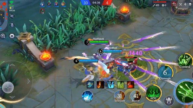 Legend Of Ace MedusaSakuran Skin Ranked Match Gameplay